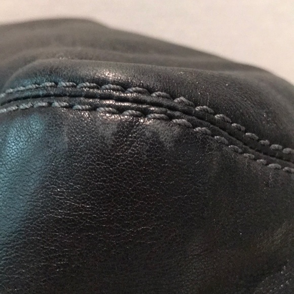 Coach (#13914) “Garnet” Black Leather Satchel - Picture 10 of 16